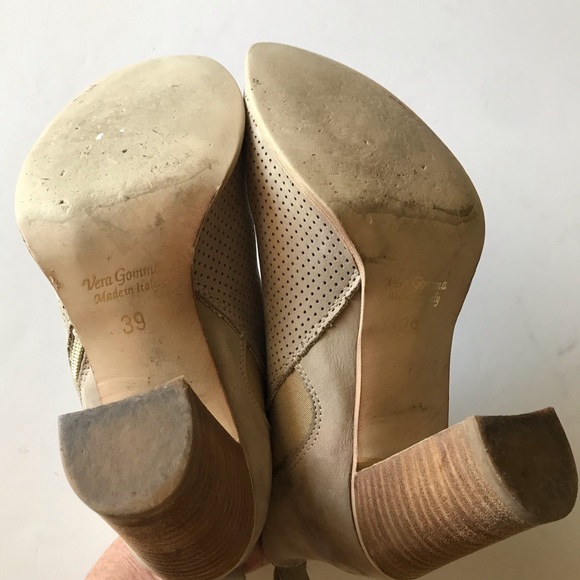 Vera Gomma Suede and Leather Ankle Boots - Picture 7 of 14